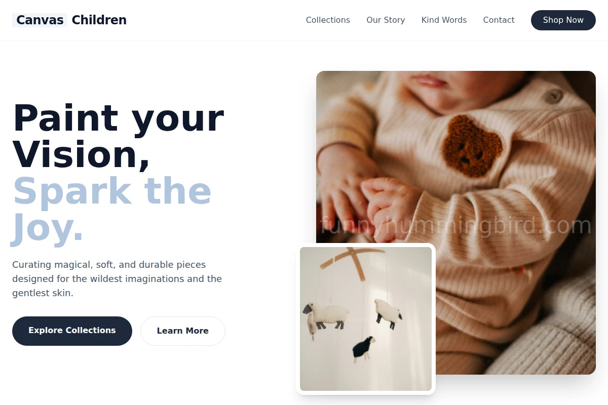 Canvas Children Clothes