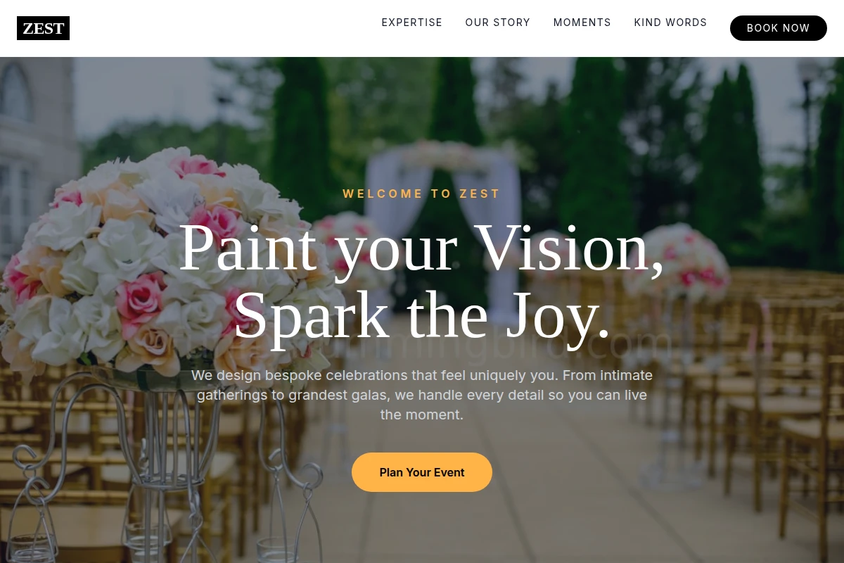 Zest Event Planning