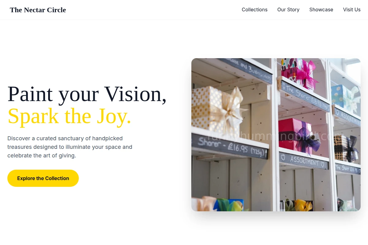 Vibrant Gift Shop